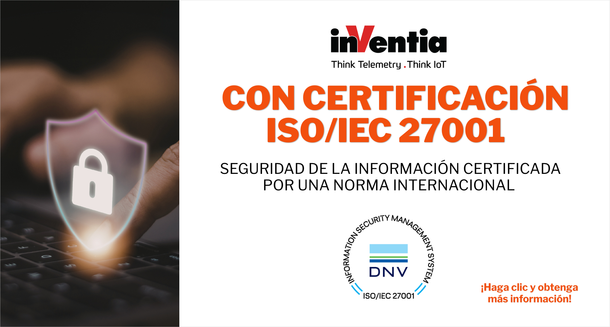 Baner ISO/IEC 27001 - es