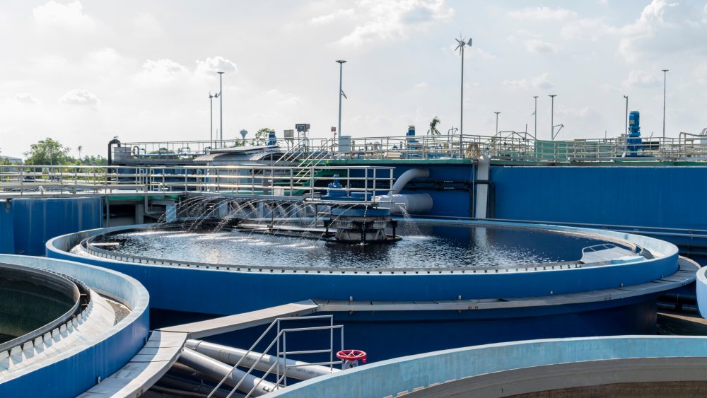 Waste water treatment ponds from industrial plants