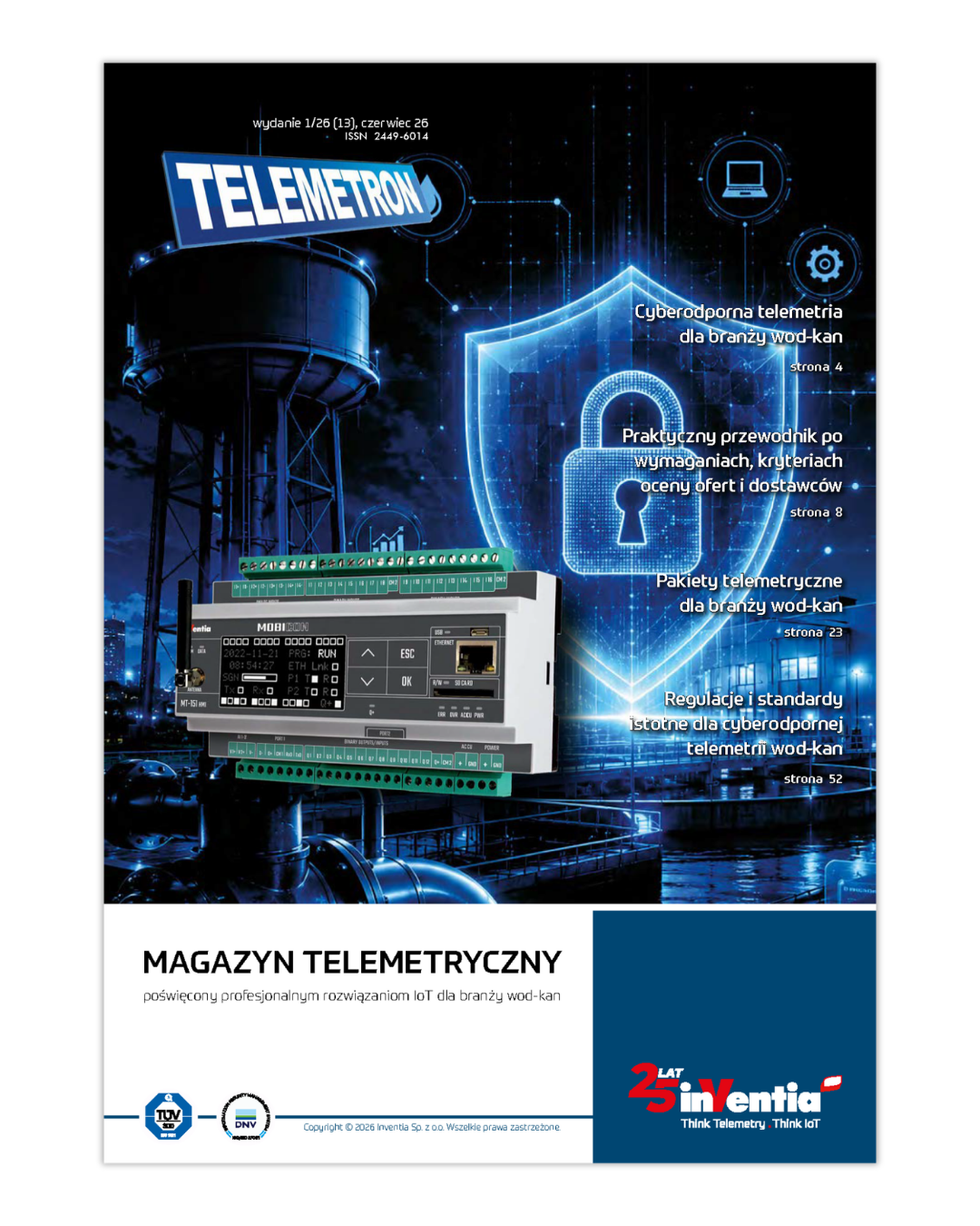 Telemetron IoT dla branży wod-kan